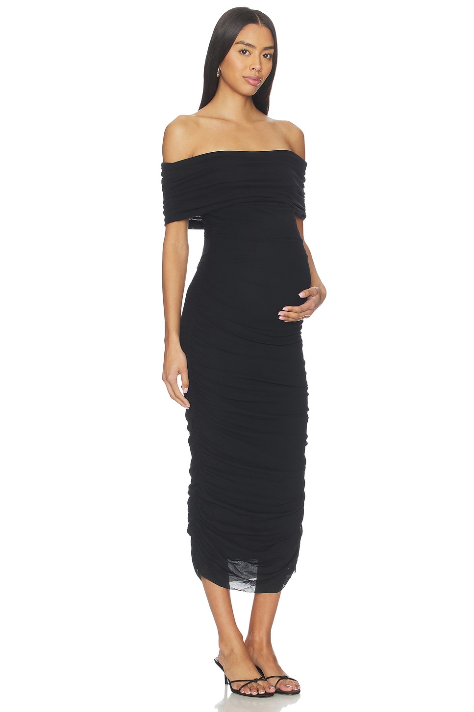 women's lace black dress Karen Kane V Neck Scallop Hem Lace Dress, XS, Black main image 1