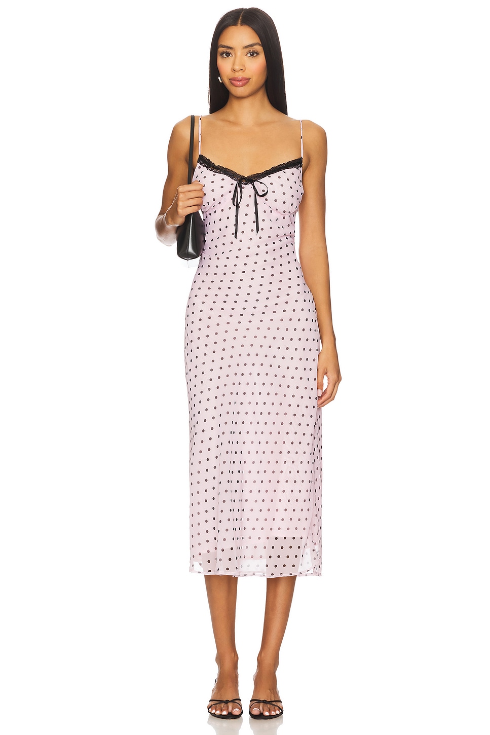 Bella Venice x REVOLVE Avani Dress in Pink Polka Dot | REVOLVE