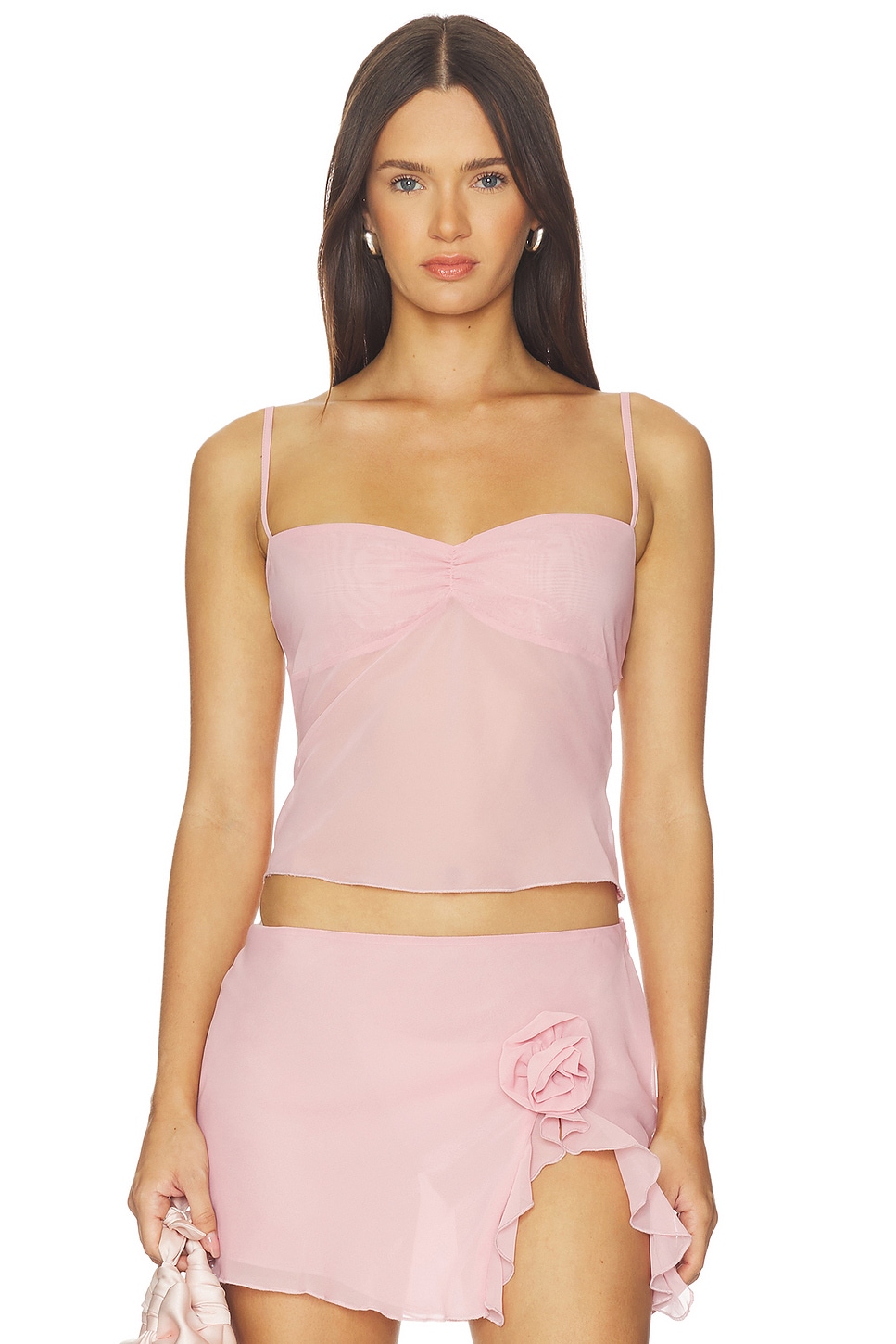 Bella Venice The Claire Top in Baby Pink | REVOLVE