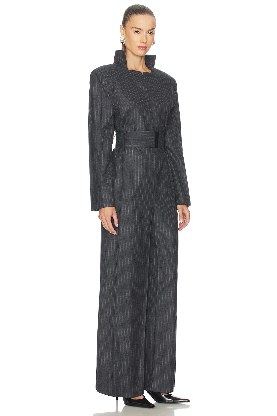 Pinstriped Jumpsuit - thumbnail 3
