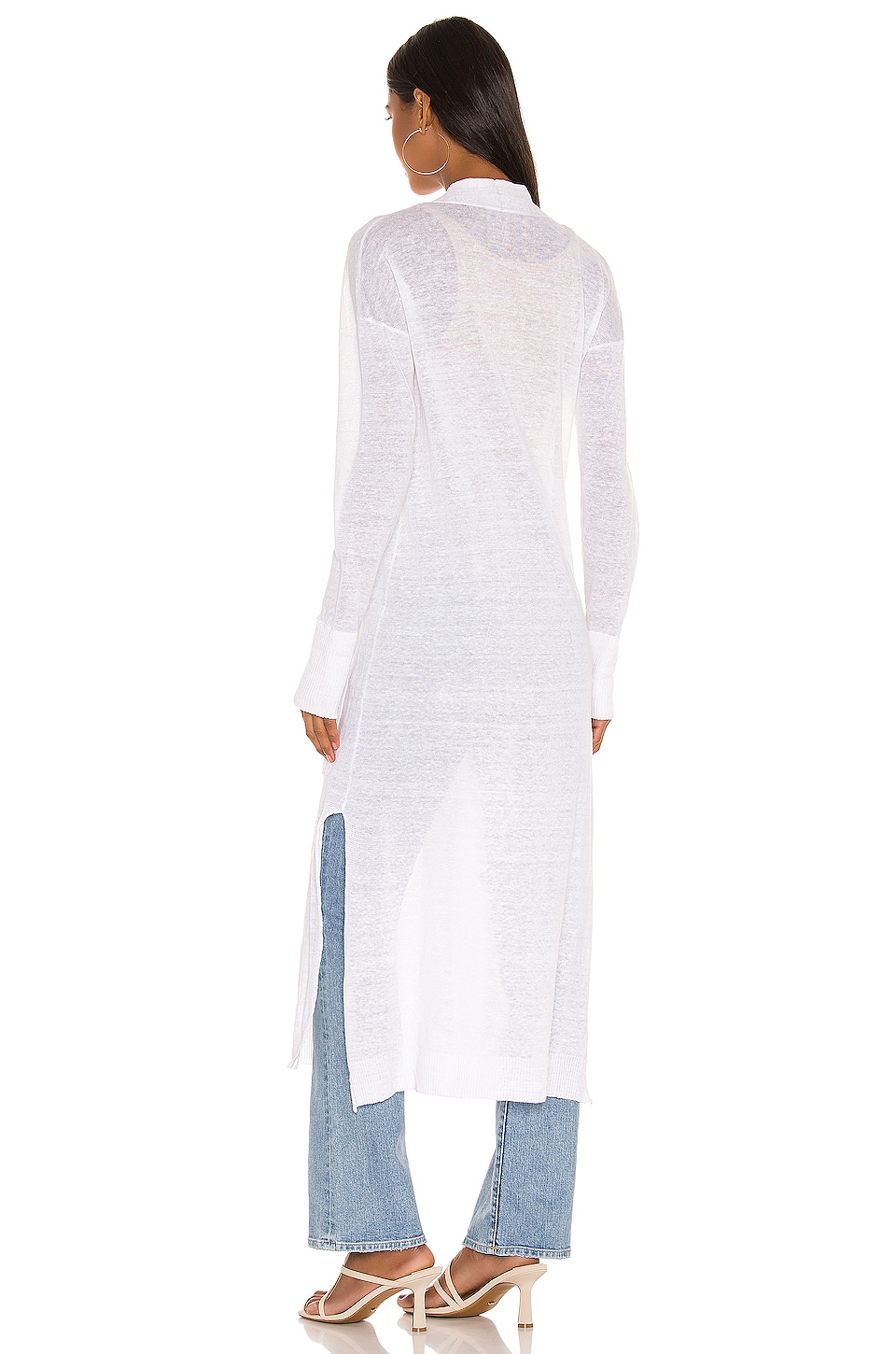 SWTR Linen Duster in White REVOLVE