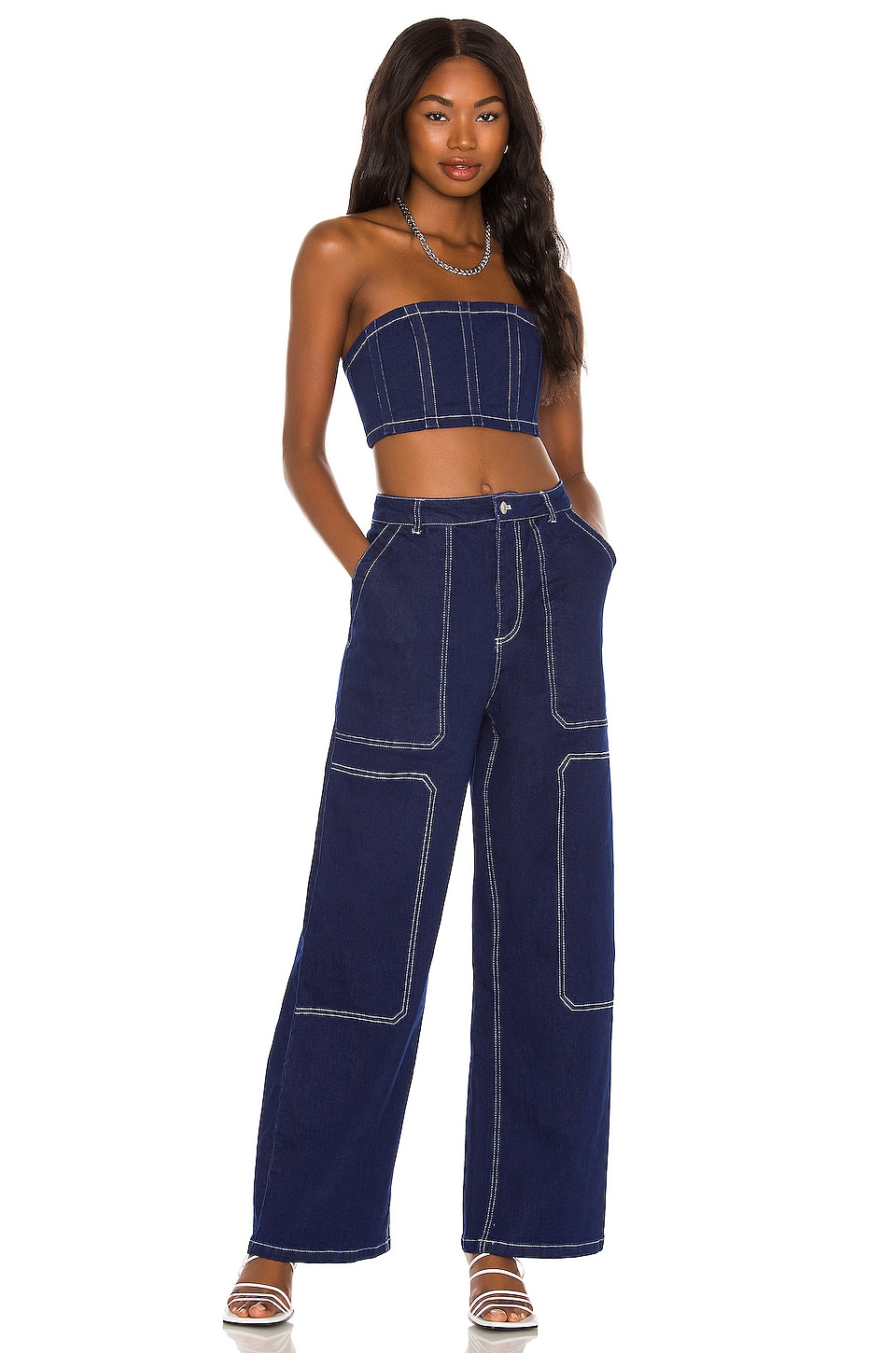 BY.DYLN Cooper Jeans en Denim | REVOLVE, image size:960x1450