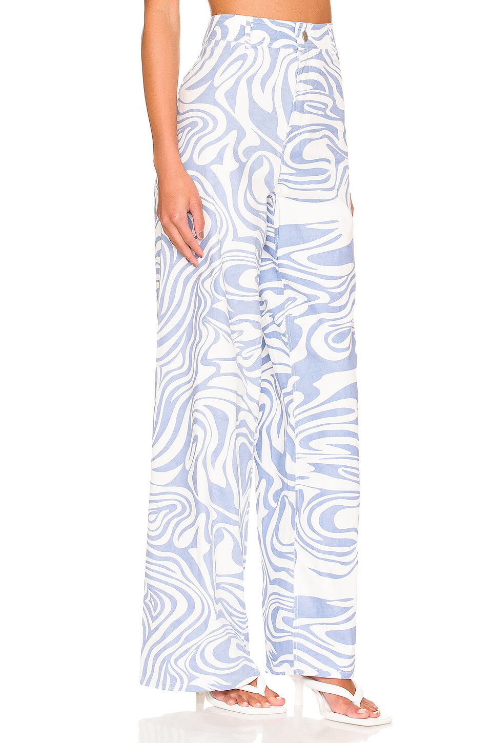 BY.DYLN Ivan Jeans in Blue Swirl