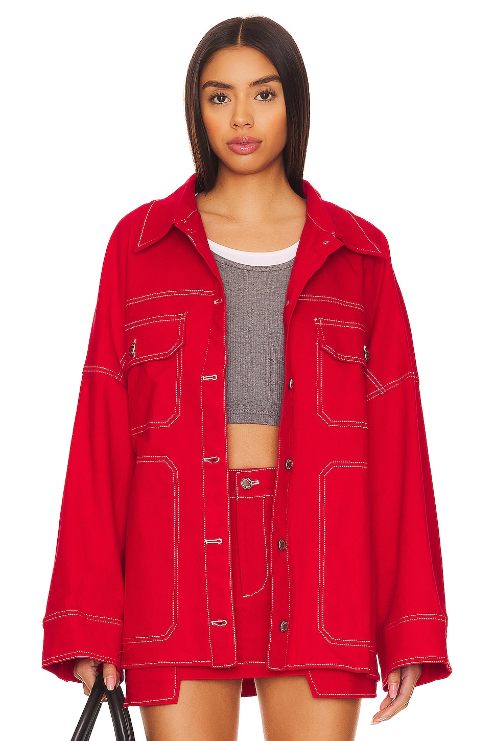 BY.DYLN x REVOLVE Cooper Jacket in Red | REVOLVE