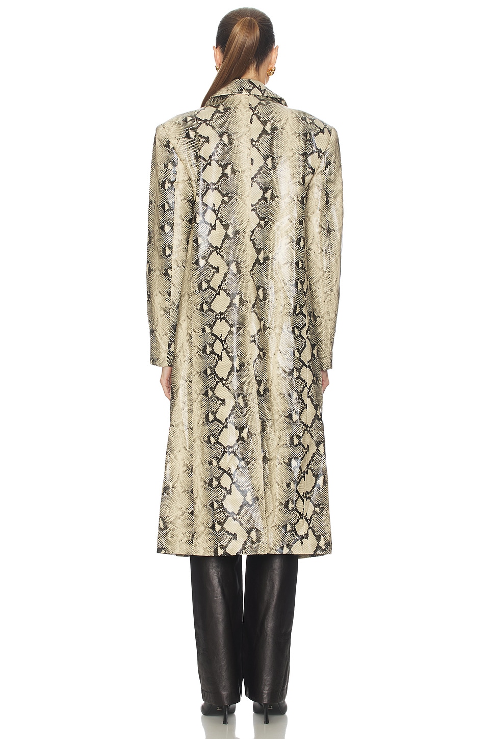BY.DYLN x REVOLVE Yolanda Coat in Snakeskin | REVOLVE