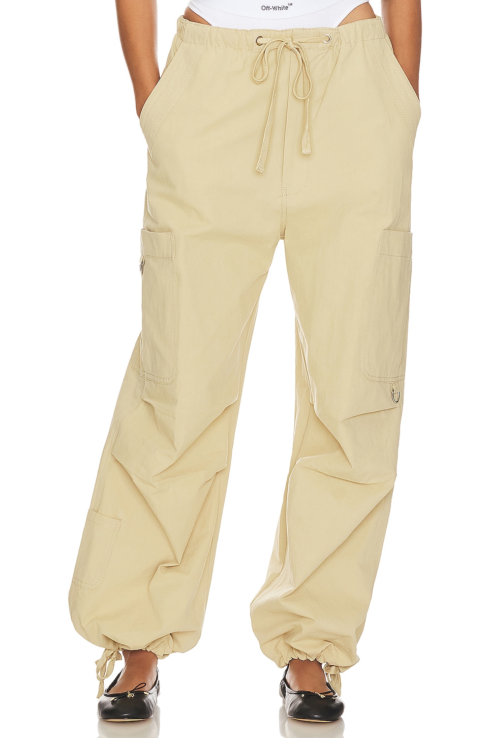Women's Cargo Pants Yellow Bolf HM003 YELLOW