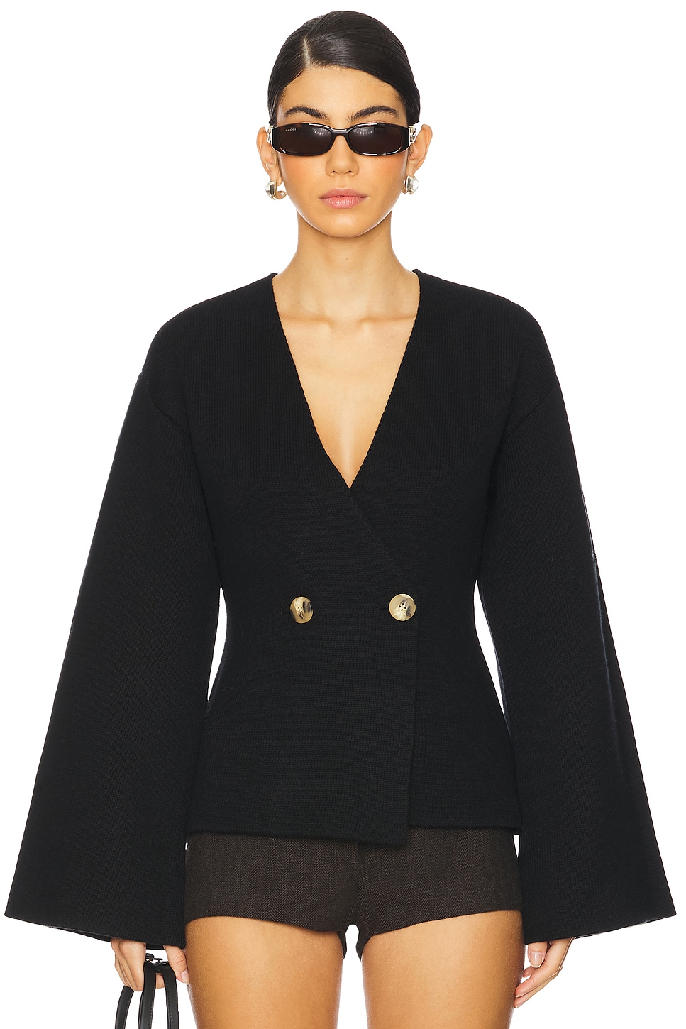 By Malene Birger TINLEY カーディガン - Black | REVOLVE