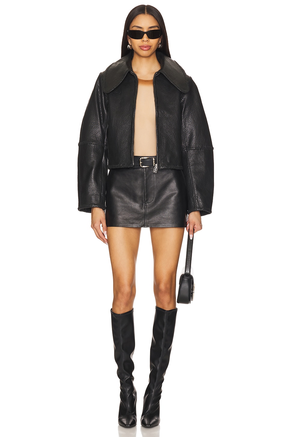 レザージャケット　BY MALENE BIRGER By Malene Birger Beatrisse Leather Biker Jacket | OLIVELA