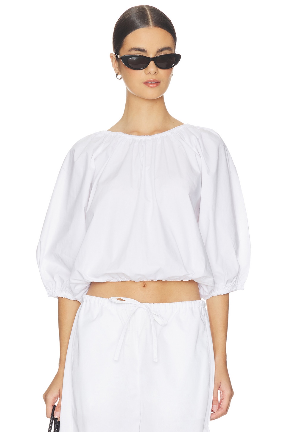 By Malene Birger LELOW トップ - Pure White | REVOLVE