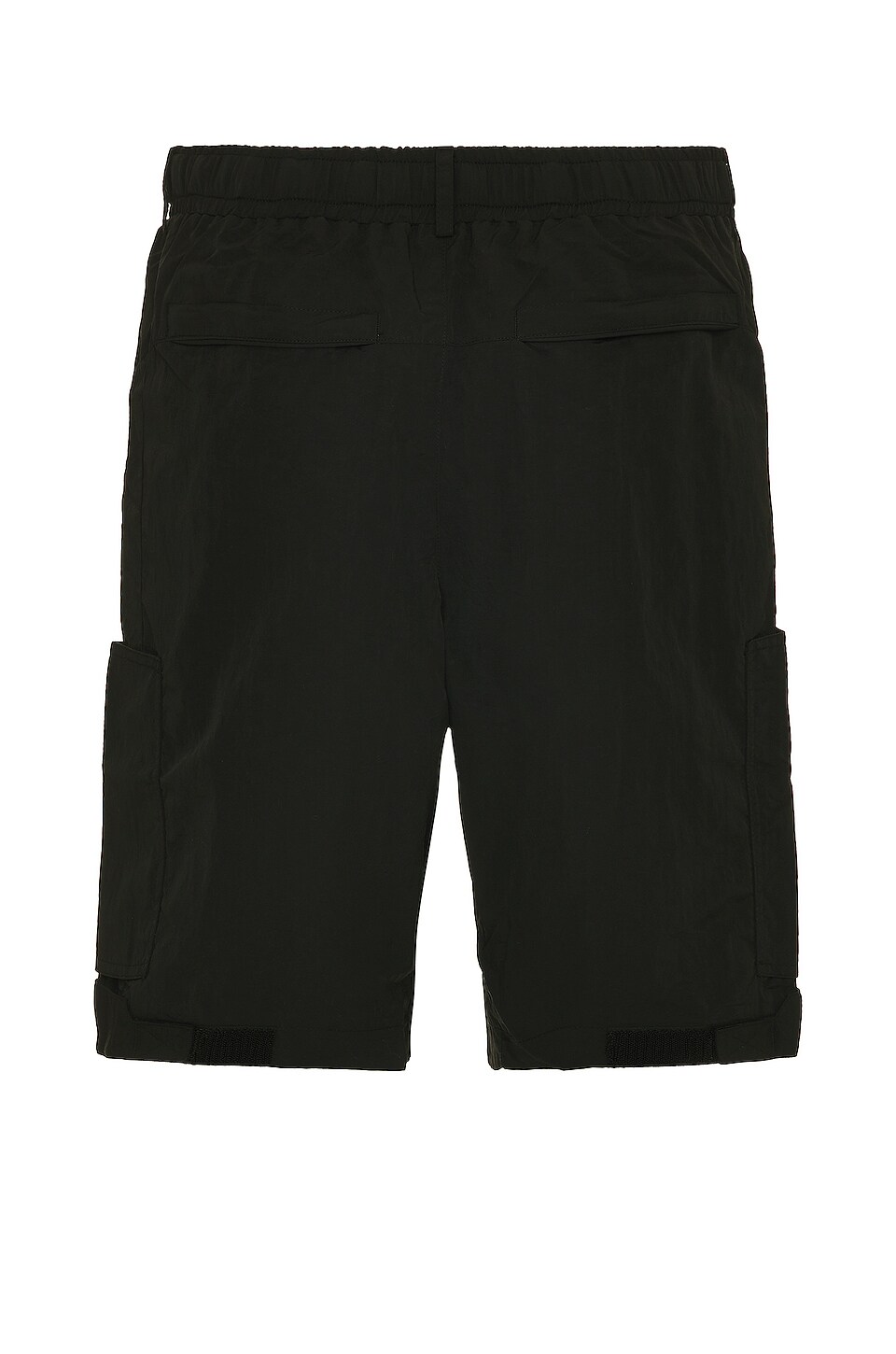 C2H4 Side Pockets Track Shorts in Black