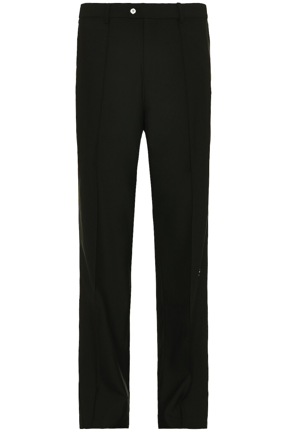 C2H4 Edge Tailored Straight Trousers in Solemn Black