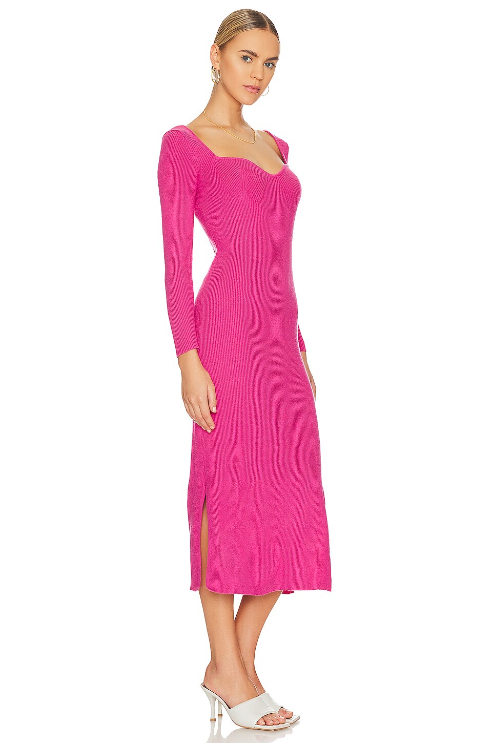 Callahan Lewis Maxi Dress in Magenta
