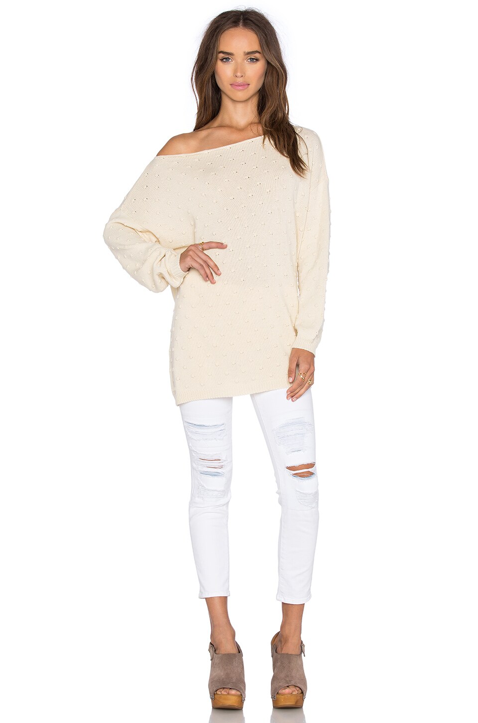 Callahan Off The Shoulder Sweater in 