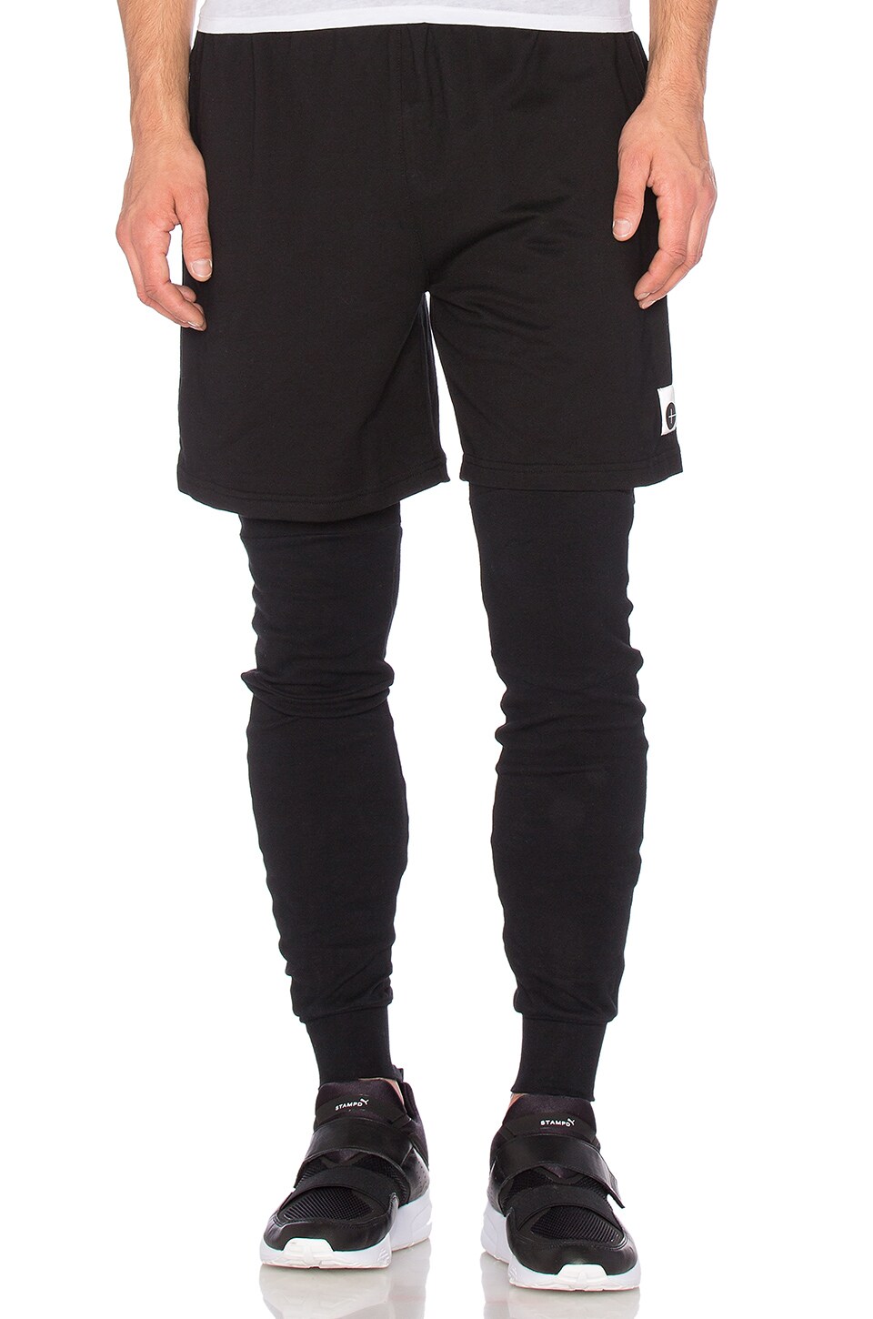 Cahill+ Double Layer Pant in Black | REVOLVE