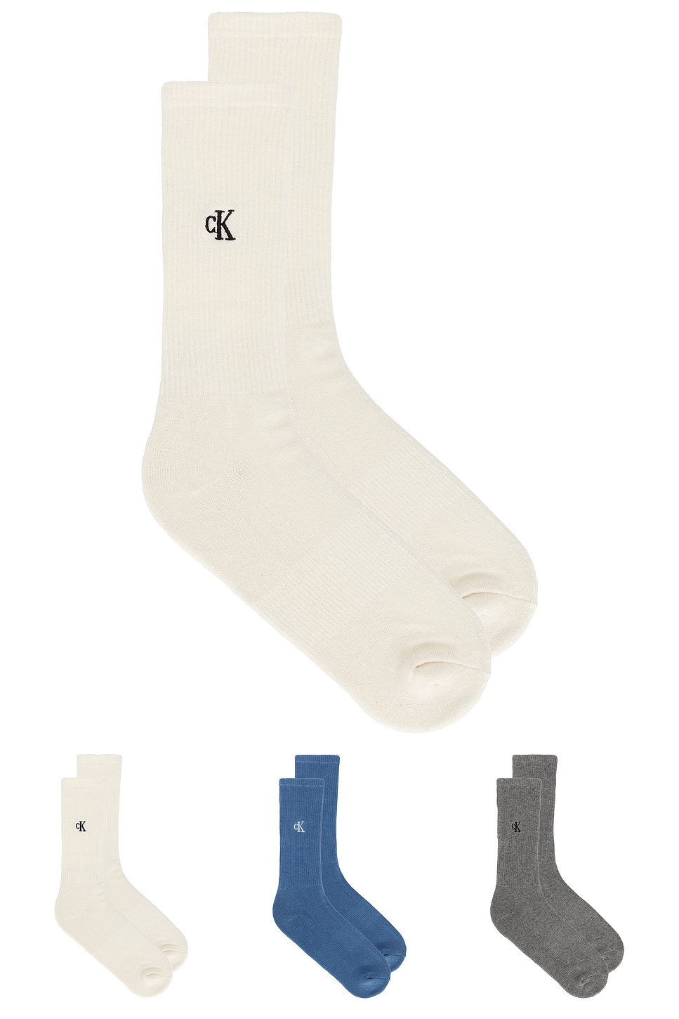 3 Pack Jeans Cushion Crew Socks - Image 1