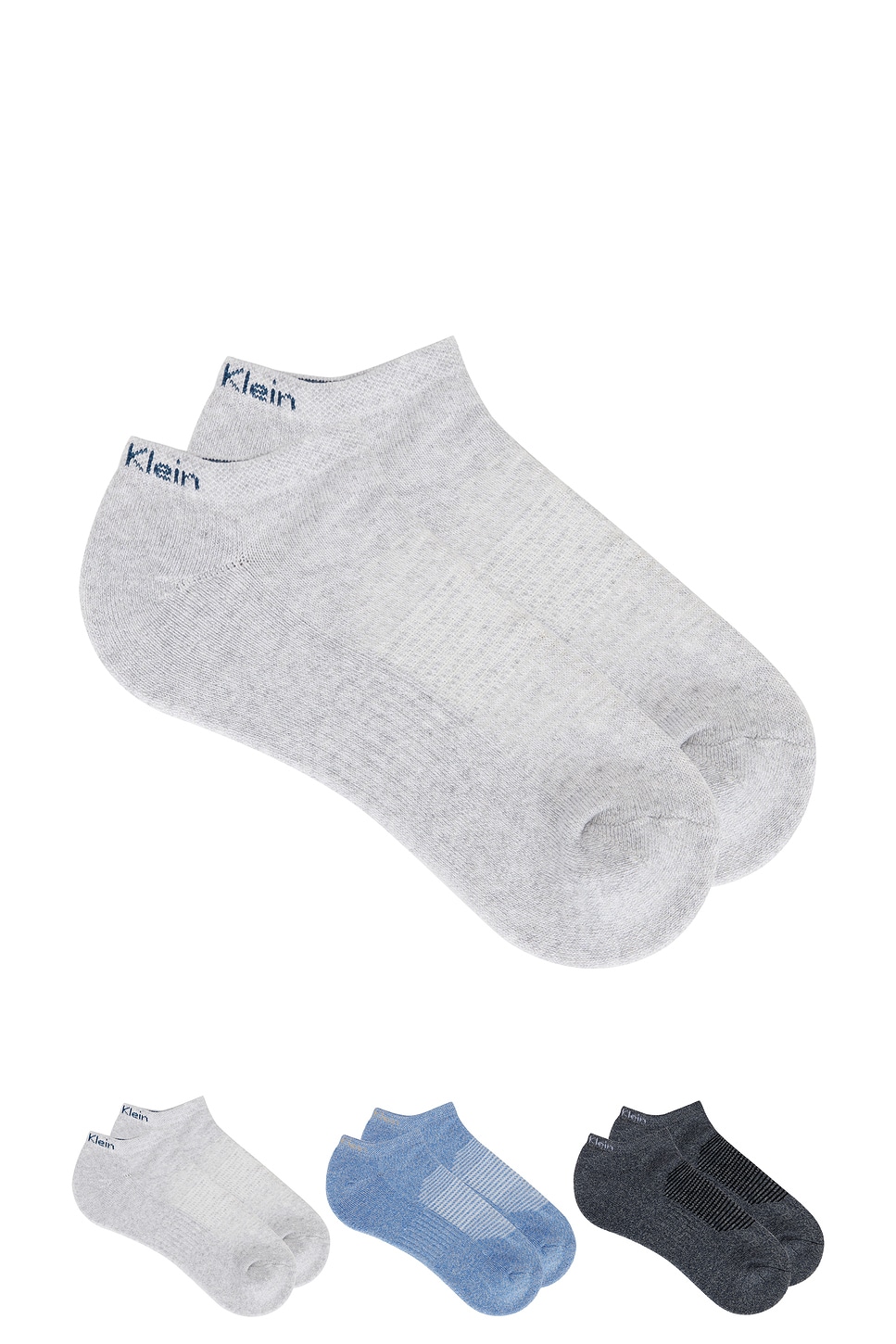 3 Pack Cushion Recycled No Show Socks