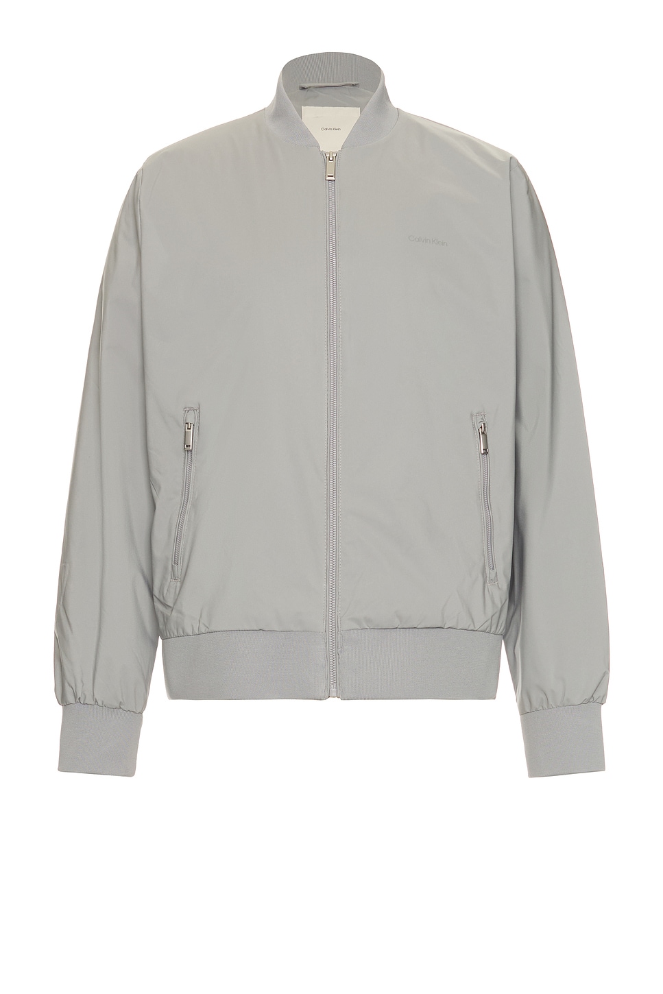 Calvin Klein Matte Bomber Jacket in Chiseled Stone REVOLVE