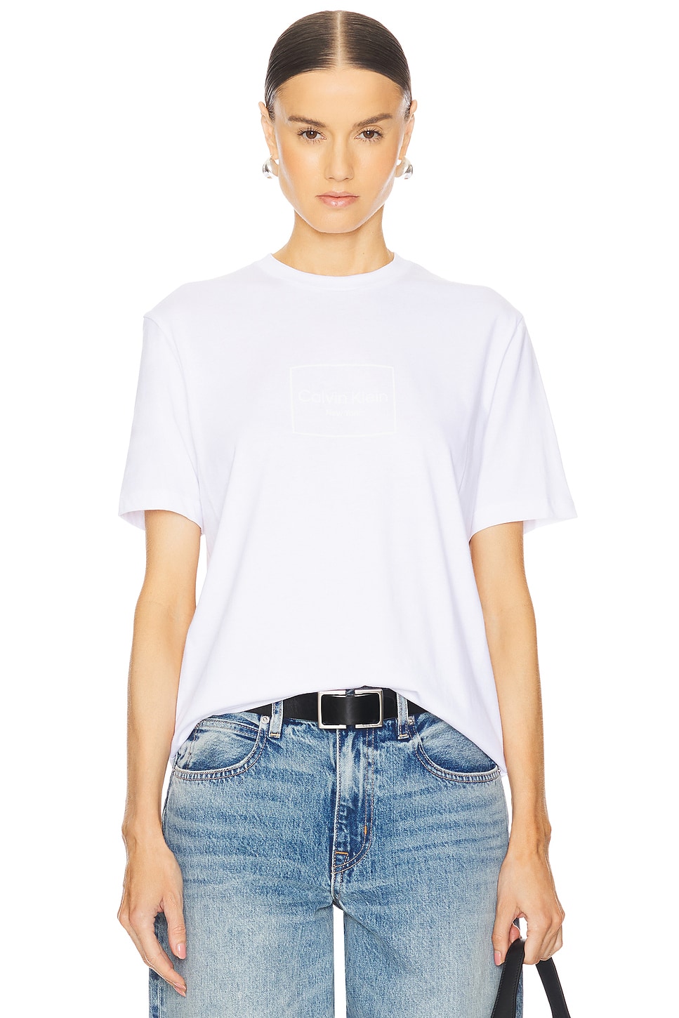 Calvin klein monogram t shirt hotsell