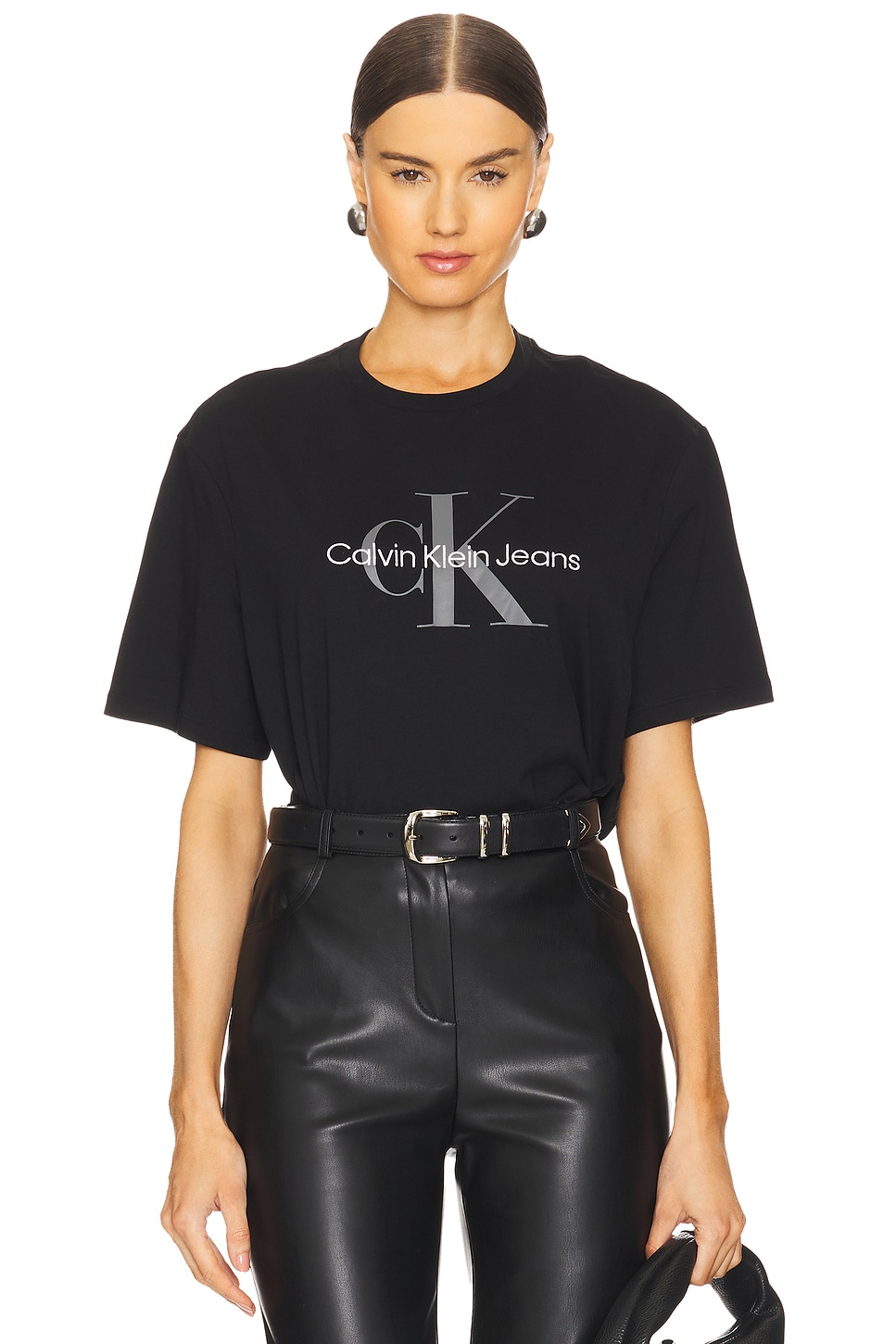 【 】Hero Monologo T-Shirt Tシャツ Calvin Klein Short Sleeve Hero Monologo Tee in Black | REVOLVE