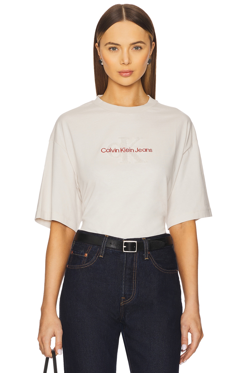 Calvin Klein Short Sleeve Archive Jersey Logo Tee