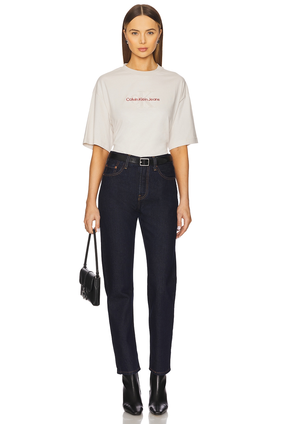 Calvin Klein Short Sleeve Archive Jersey Logo Tee thumbnail