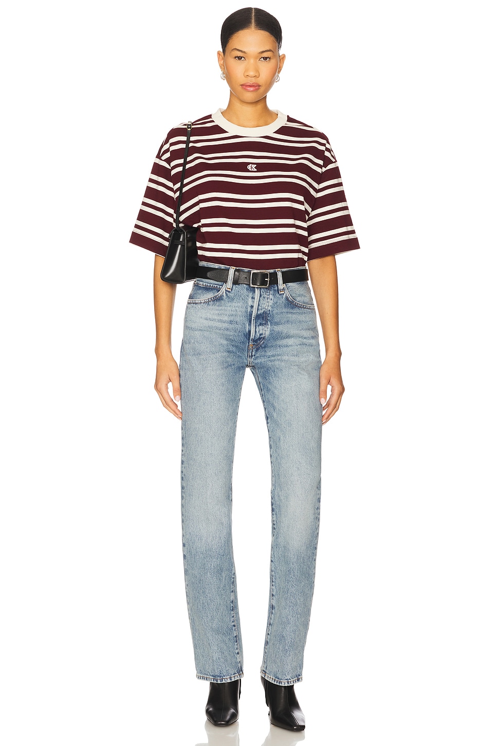 Heavyweight Stripe Jersey Tee