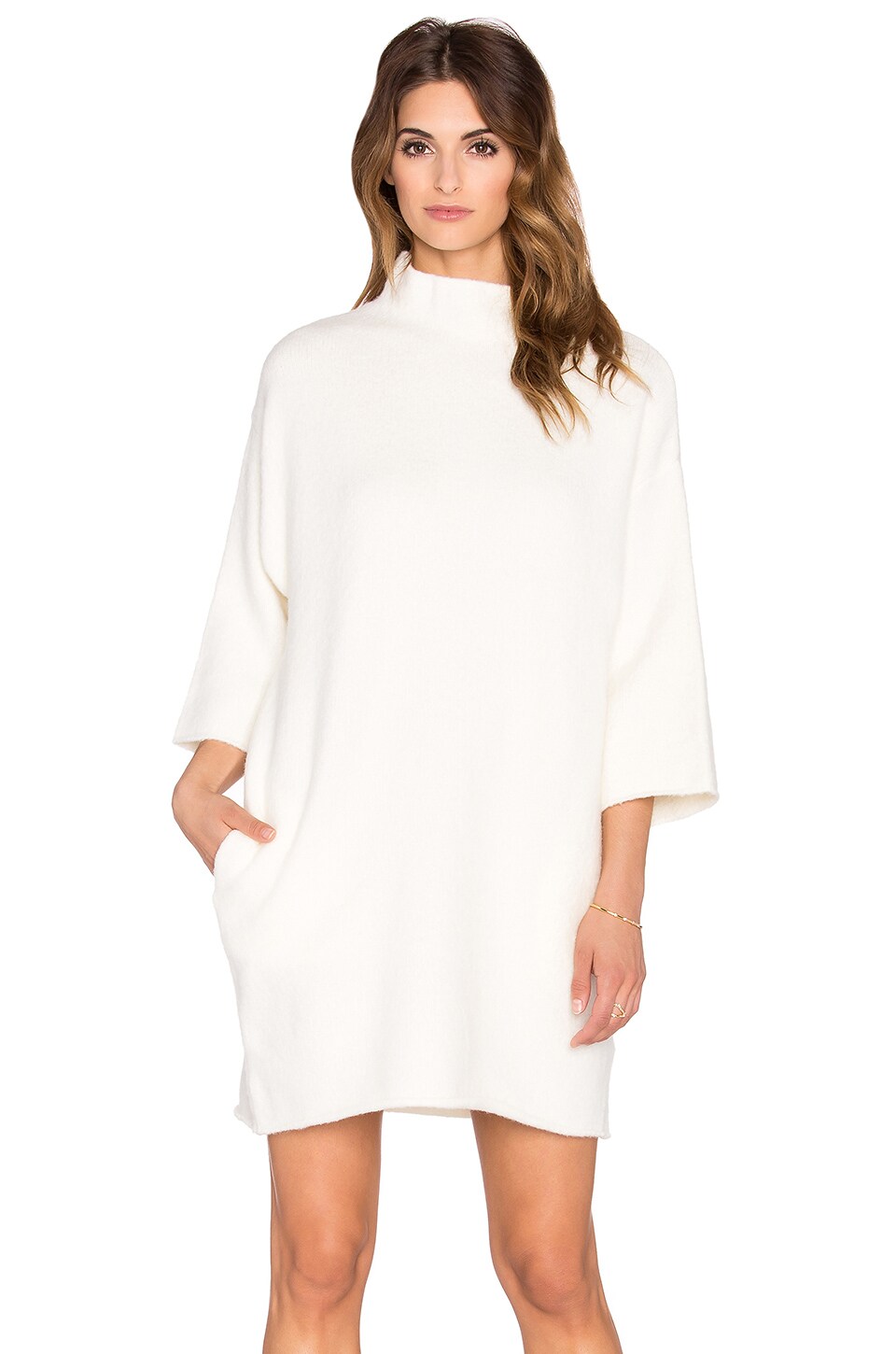 C/MEO Warm Winds Dress in Ivory