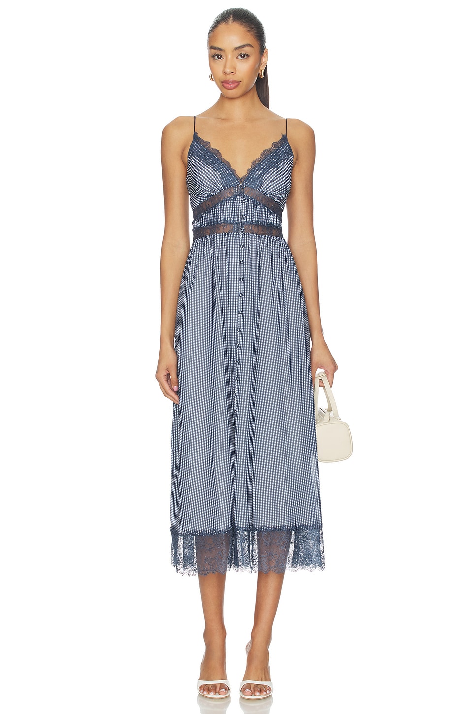 CAMI NYC Janaya Chiffon Dress in Blue - size 8