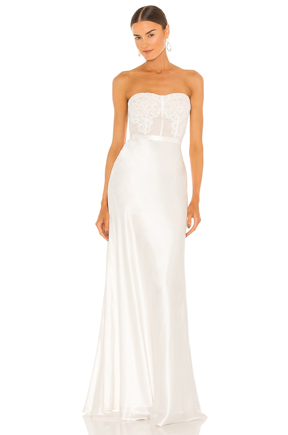 CAMI NYC Charlize Gown in White REVOLVE