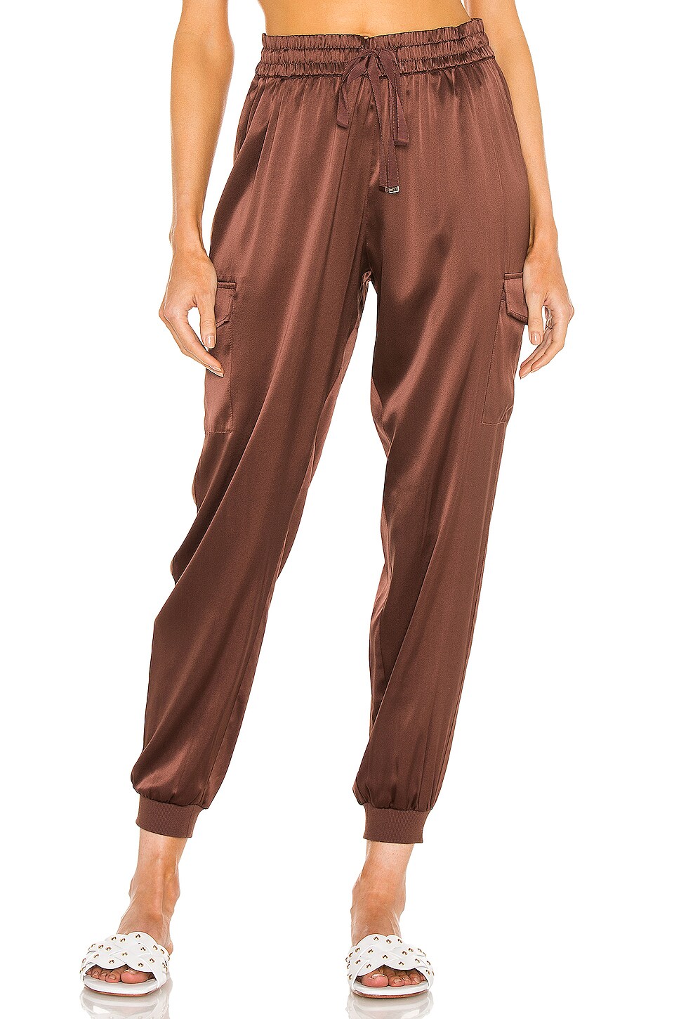 chocolate brown jogger set