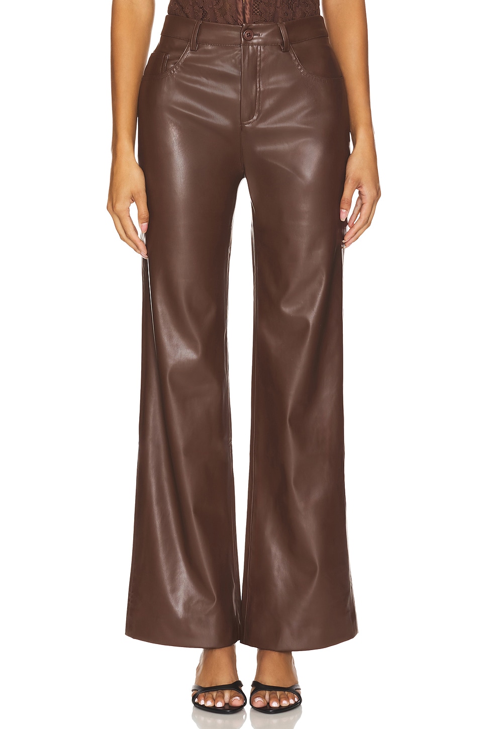 Zenobia Faux Leather Pant