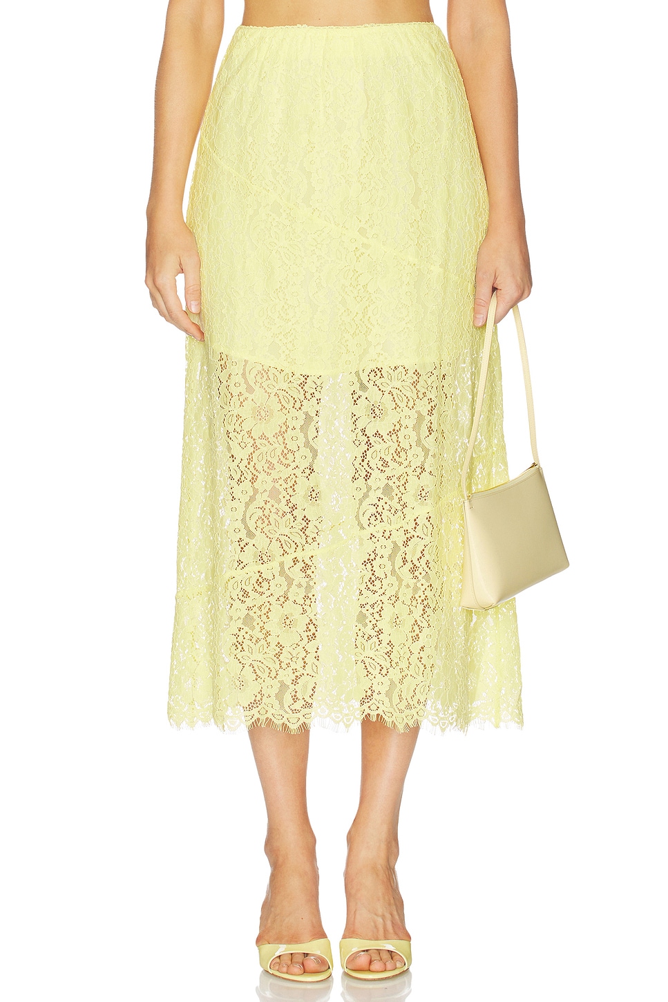 Effie Lace Midi Skirt - thumbnail 2