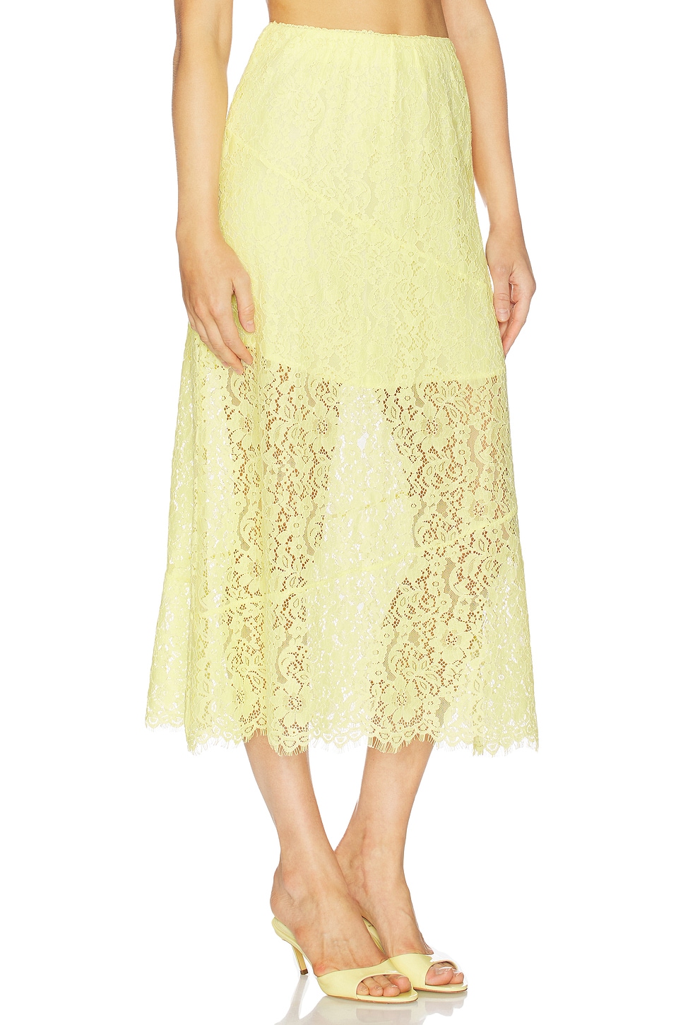 Effie Lace Midi Skirt - thumbnail 3