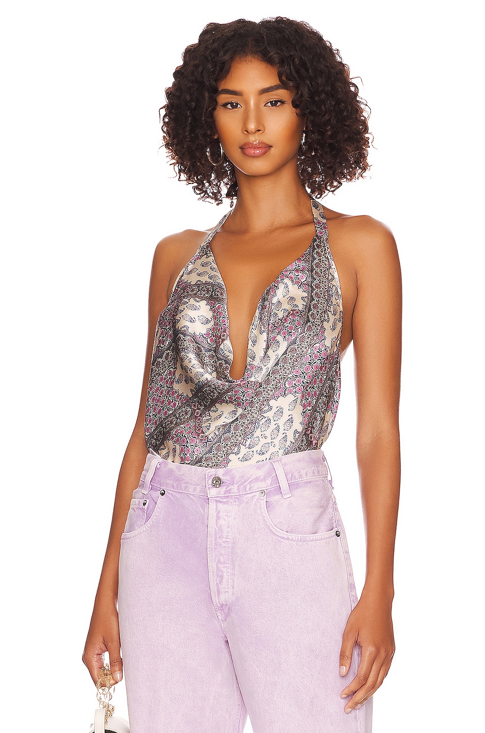 CAMI NYC Jackie Cami in Patchwork Paisley REVOLVE