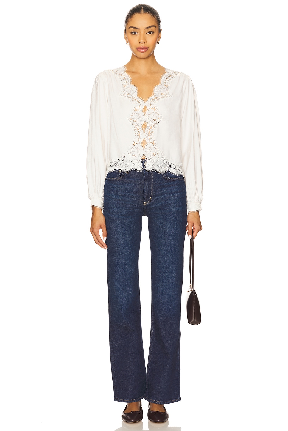 CAMI NYC Yuri Blouse in Macadamia | REVOLVE
