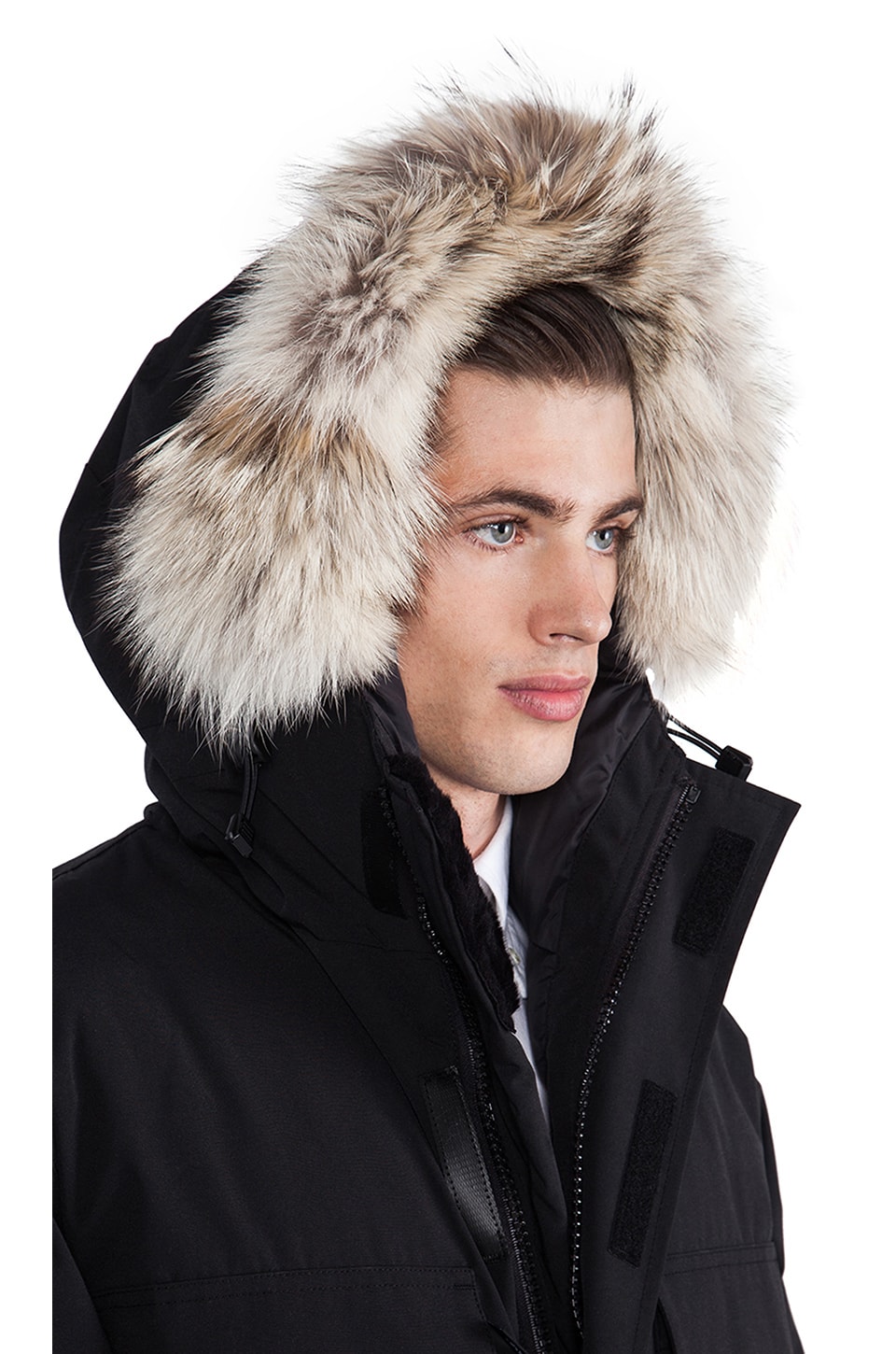2 Stores In Stock: CANADA GOOSE Expedition Coyote Fur Trim Parka, Black ...
