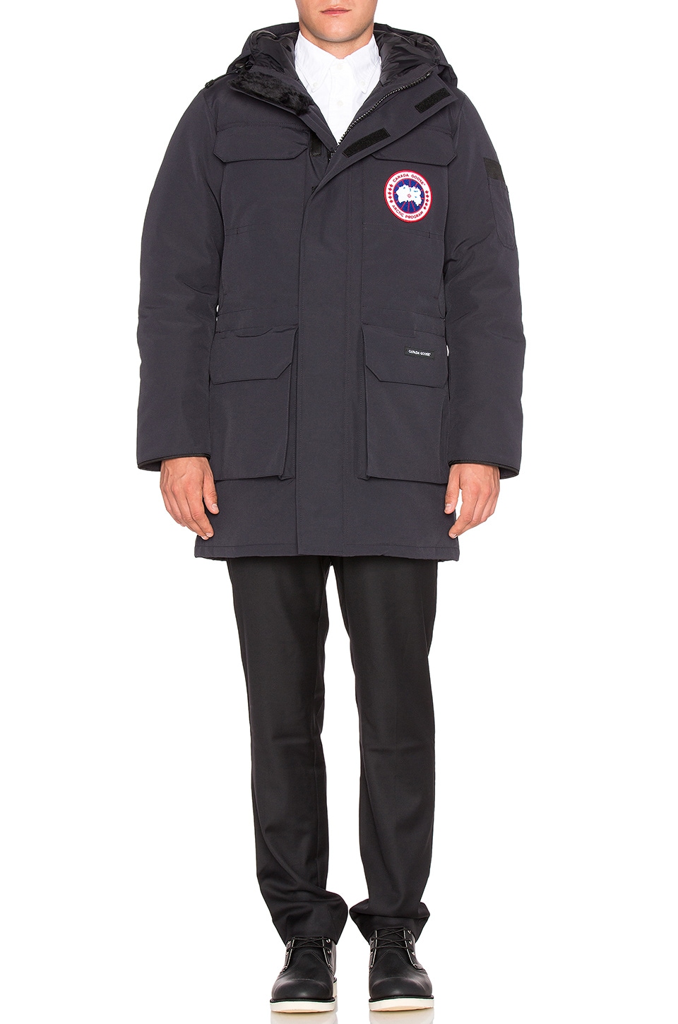 canada goose coyote fur jacket
