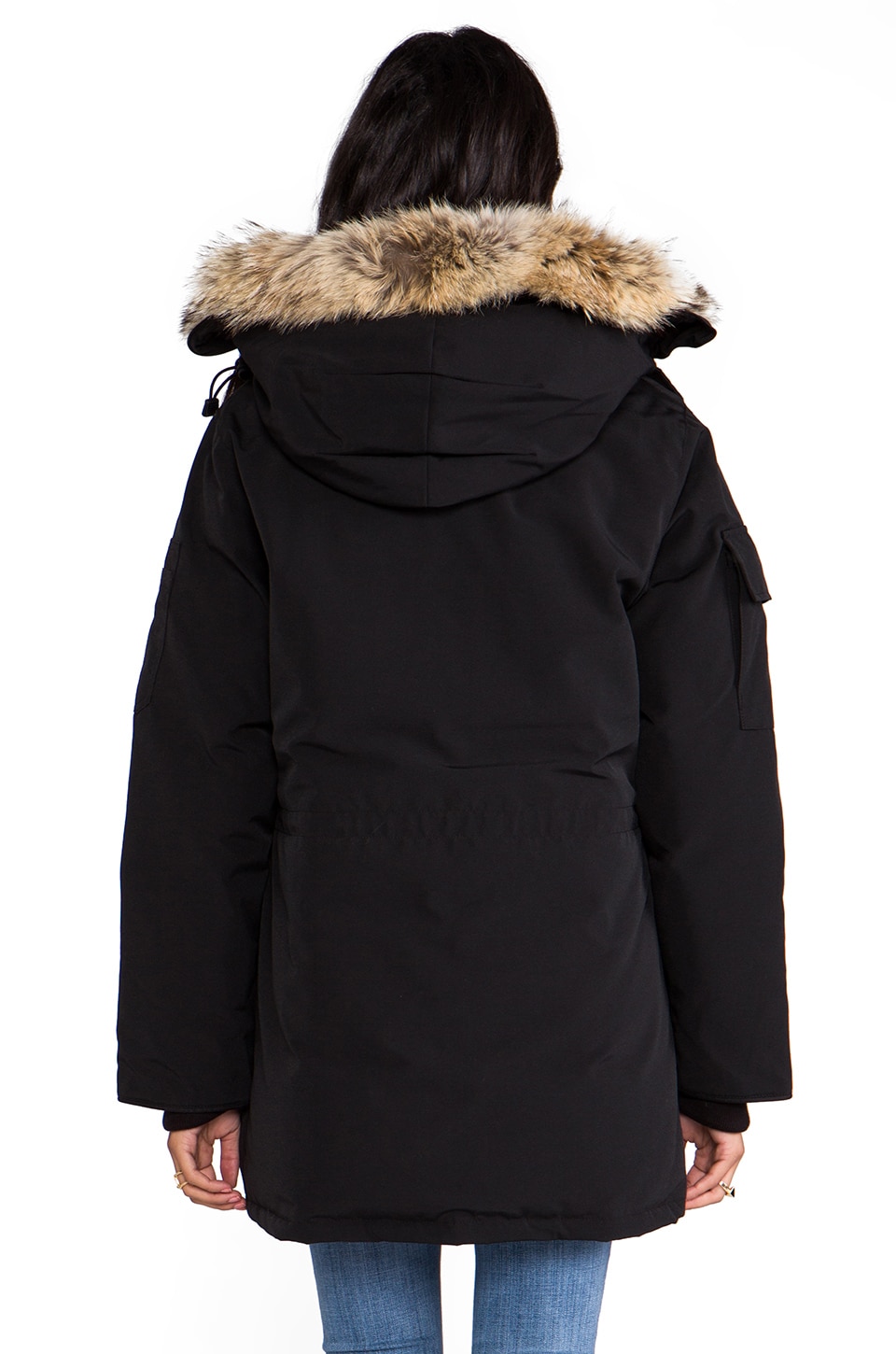 CANADA GOOSE 'Expedition' Relaxed Fit Down Parka With Genuine Coyote