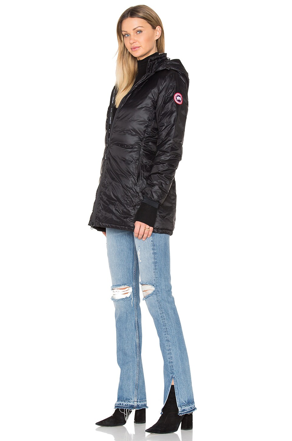 Canada Goose Camp Hooded Jacket in Black