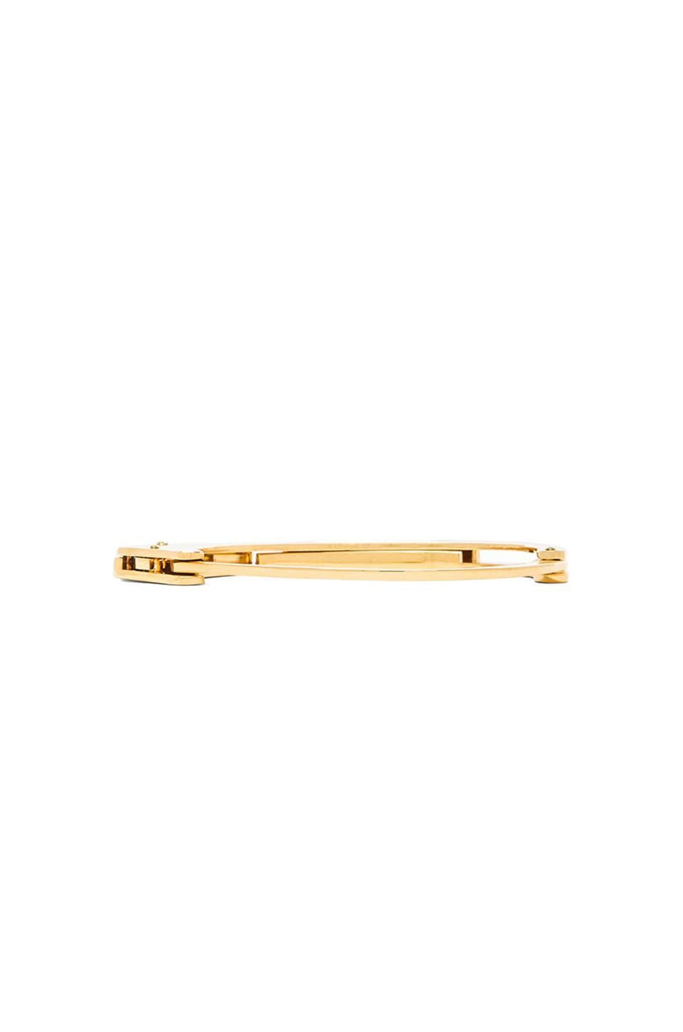 Cast of Vices Handcuff 14K Gold Plated Bracelet in Gold | REVOLVE