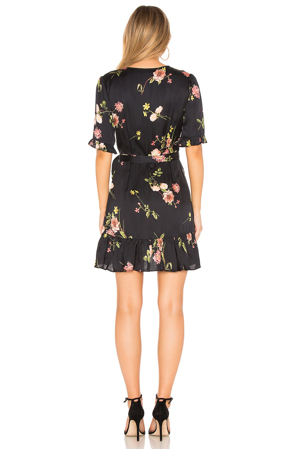 Capulet Nadine Wrap Dress in Black Floral | REVOLVE