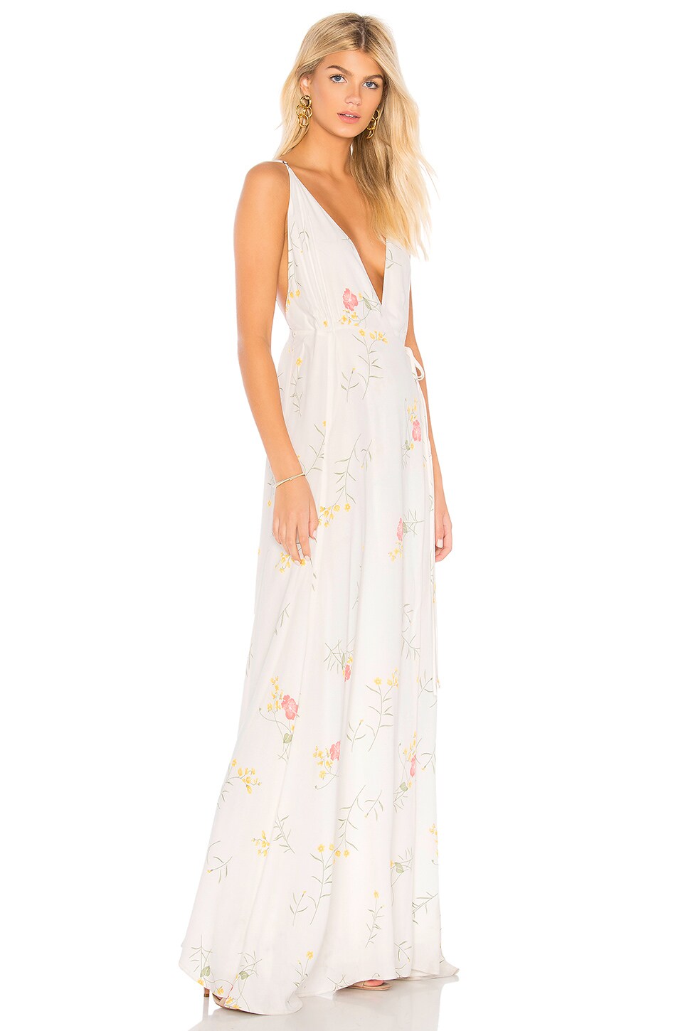 Capulet Maxine Maxi Dress in Cream Floral Print