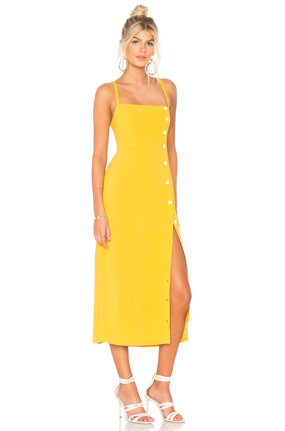 Capulet Janette Midi Dress in Saffron