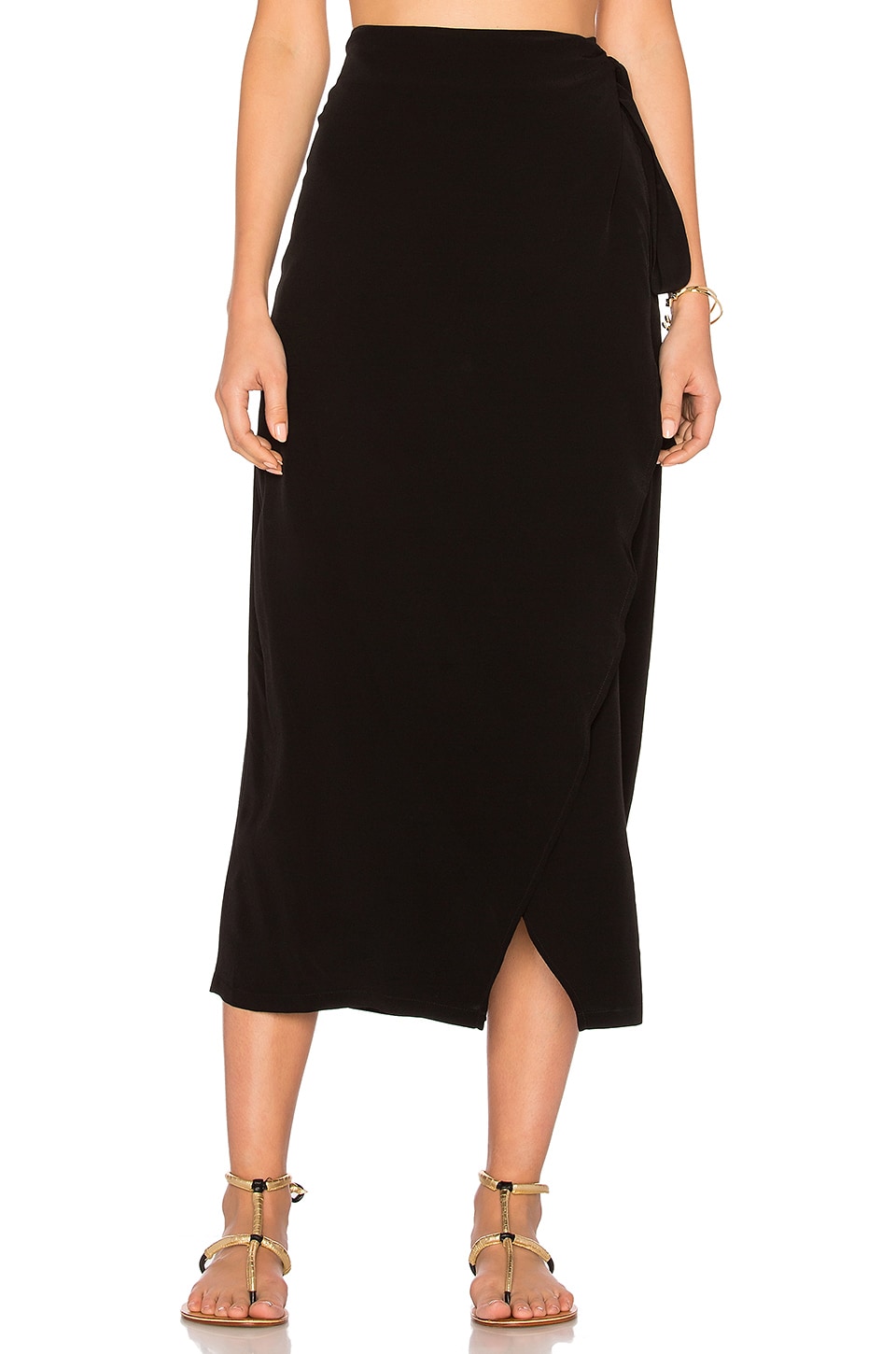 Capulet Nina Wrap Skirt in Black | REVOLVE