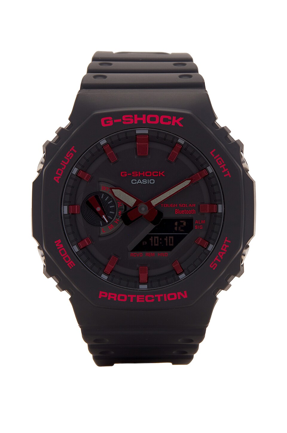 G-Shock Watch in Black & Red