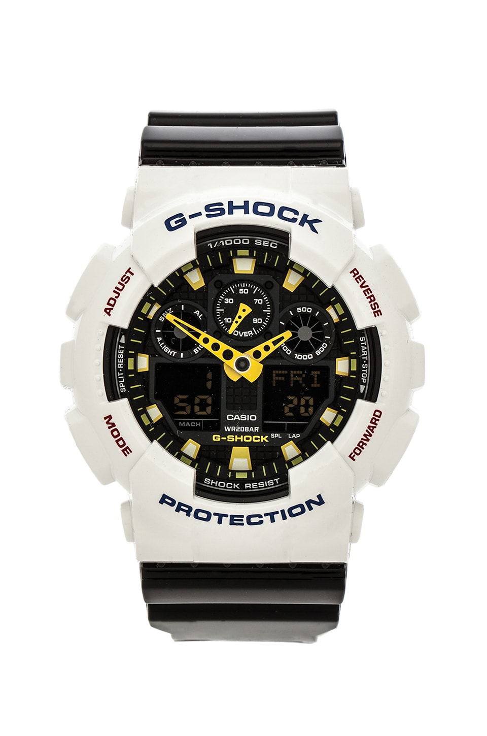 g shock ga 100 white