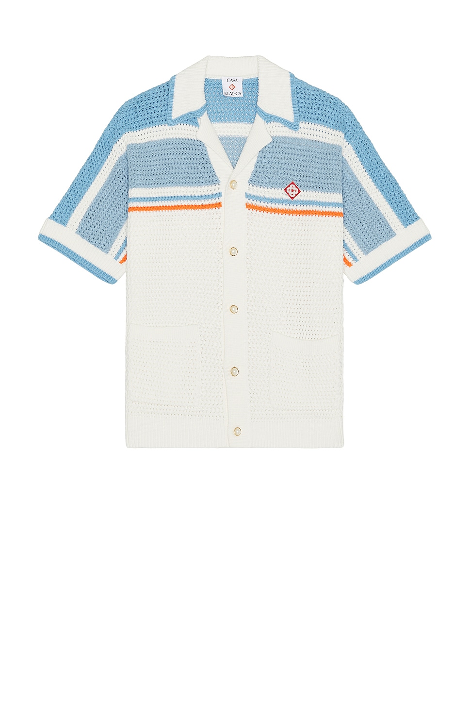 Casablanca アロハシャツ 水色 Casablanca アロハシャツ 水色 Casablanca アロハシャツ 青・多
