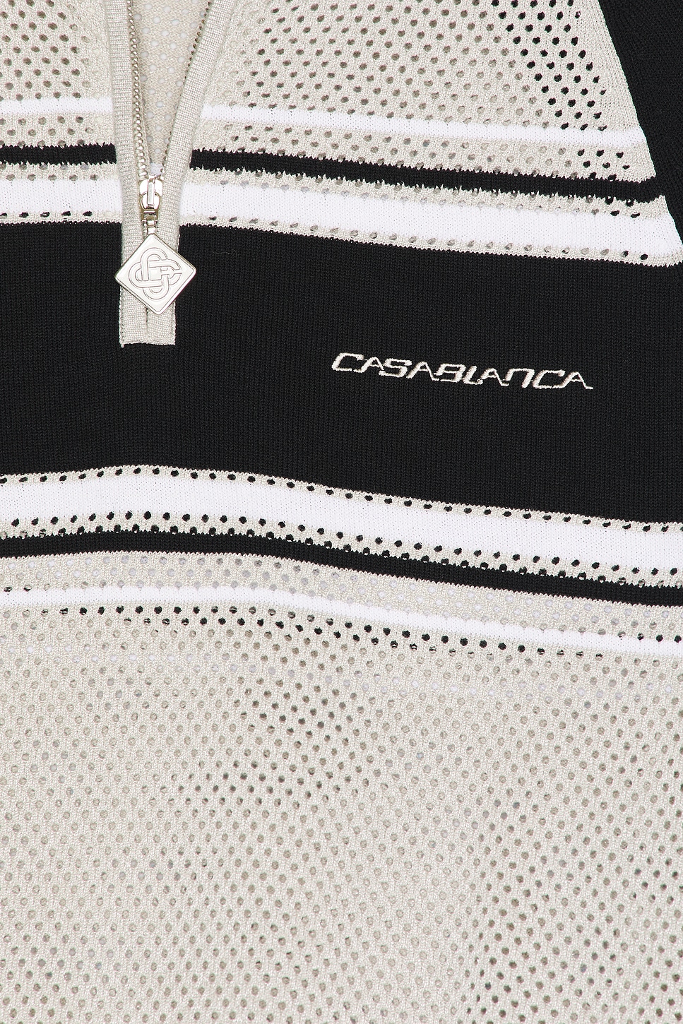 Casablanca ポロシャツ - Silver & Black | REVOLVE
