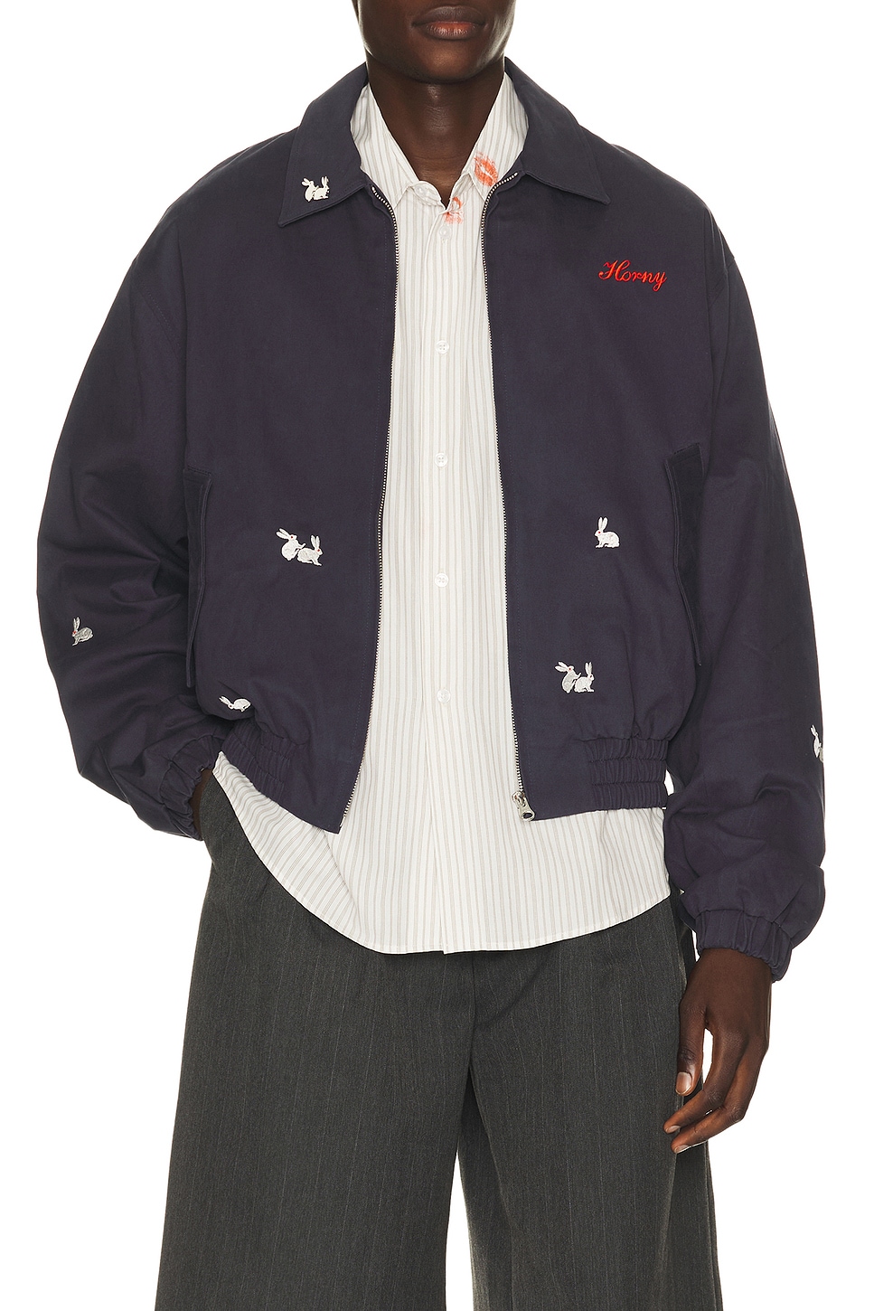 Carne Bollente HAREINGTON ジャケット - Navy | REVOLVE