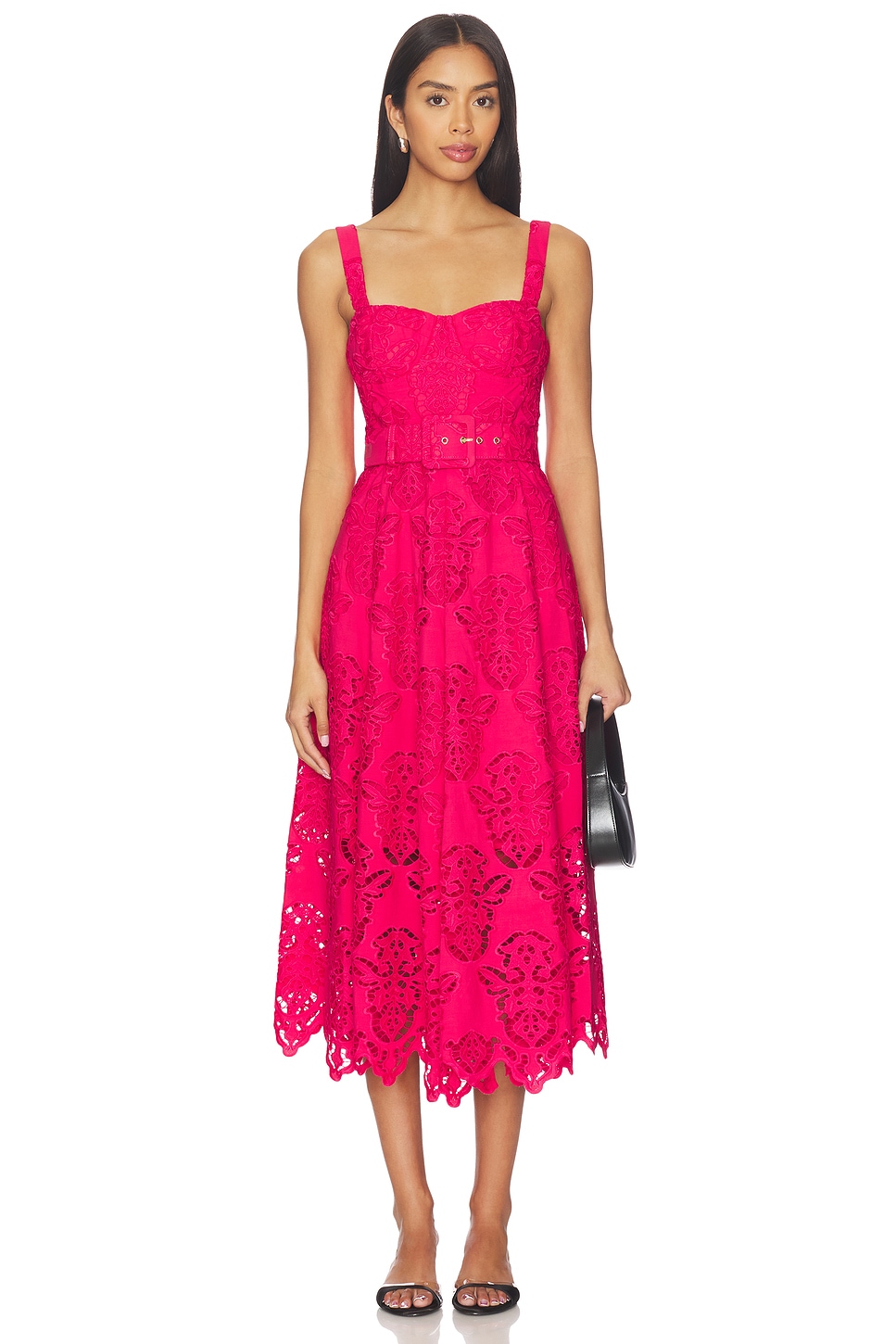 Cara Cara Calypso Dress in Azalea Eyelet | REVOLVE